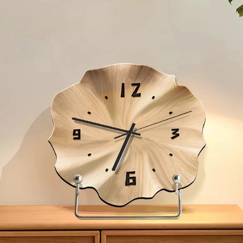 Description Picture 2 of itemDesktop Clock Modern Bedroom Living Room Silent Table Clock Nordic Interior Luxury Unique Office Desk Clocks Home Decoration