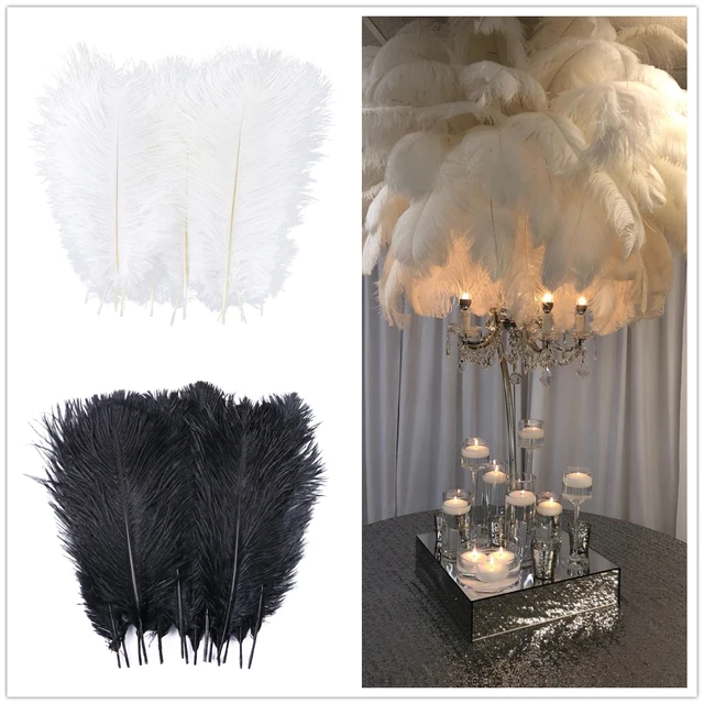 Black Ostrich Feather Plume