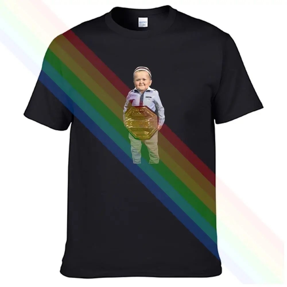 

Hasbulla Aka Mini Khabib Top Selling Men Women Summer 100% Cotton Black Tees Male Newest Top Popular Normal Tee Shirts Unisex