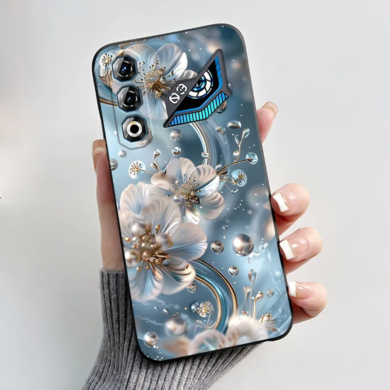 Butterfly Flower Shockproof Silicone TPU Phone Case - Soft and Stylish Protective Back Cover