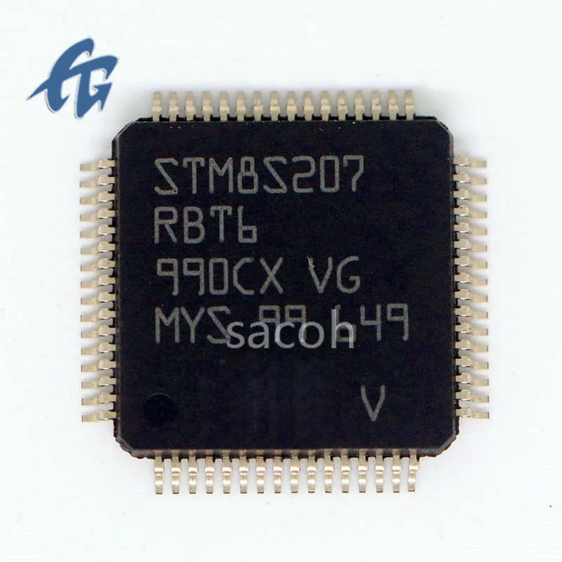

Microcontroller IC MCU 8BIT 128KB FLASH 64LQFP STM8S207RBT6 2Pcs 100% Brand New Original In Stock