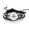 I Love Jesus Leather Charm Bracelet Glass Dome Snap Button Bracelet & Bangles Fashion For Women Men Gifts 5