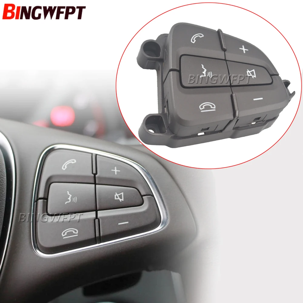 Кнопка переключения рулевого колеса в сборе, кнопка управления телефоном для Mercedes Benz C GLC W205 W253 09990502009107 Moka