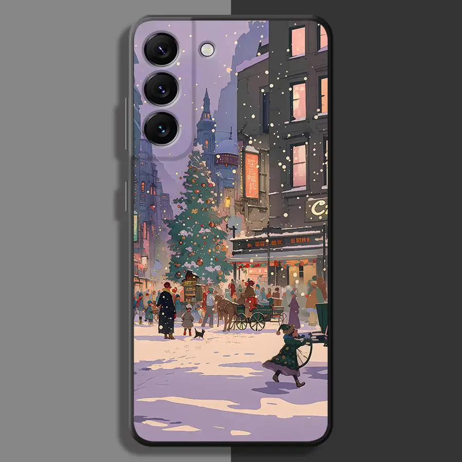 Christmas Town Festive Phone Case - Holiday-Themed Protective Cover