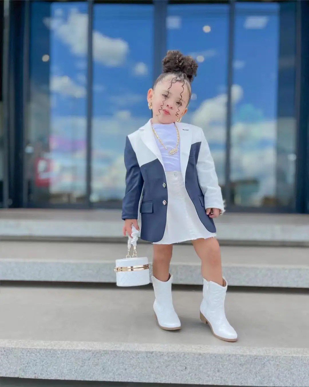 Blazer Look Infantil Feminino 2019 Moda Feminina Tendencia Moda
