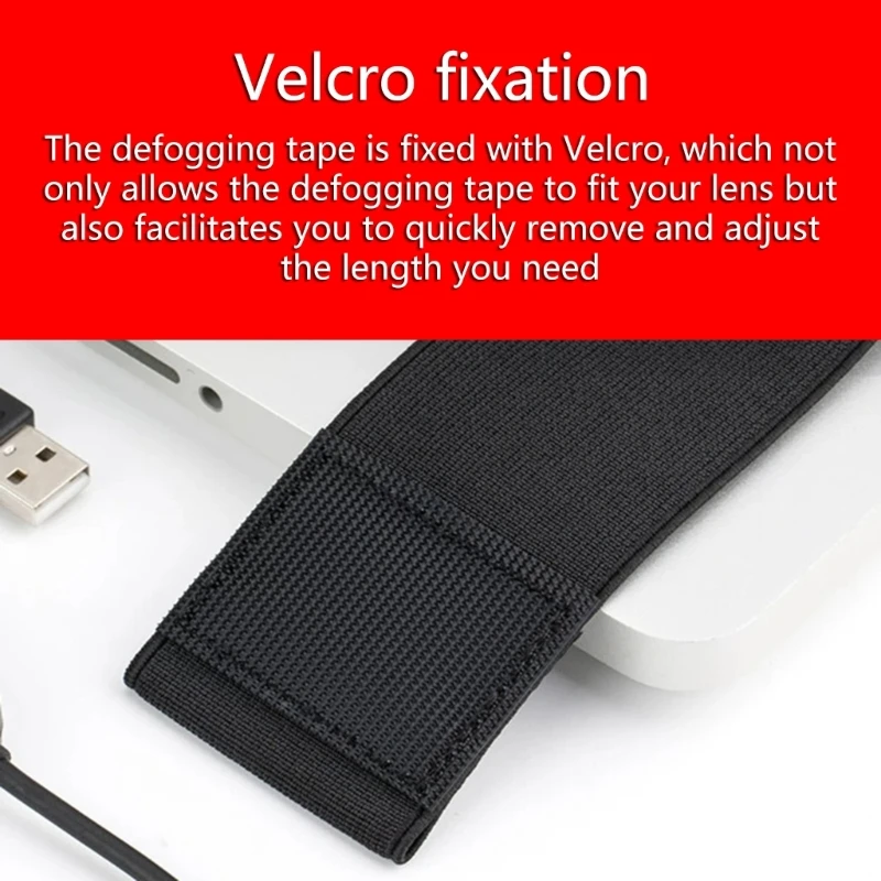 Camera lens warmer USB lens warmer lens defogging condensation prevention warmer fast warming for universal camera