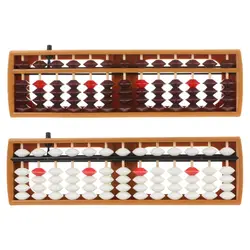 G5AA Portable Japanese 13 Digits Column Abacus  Soroban Caculating School f
