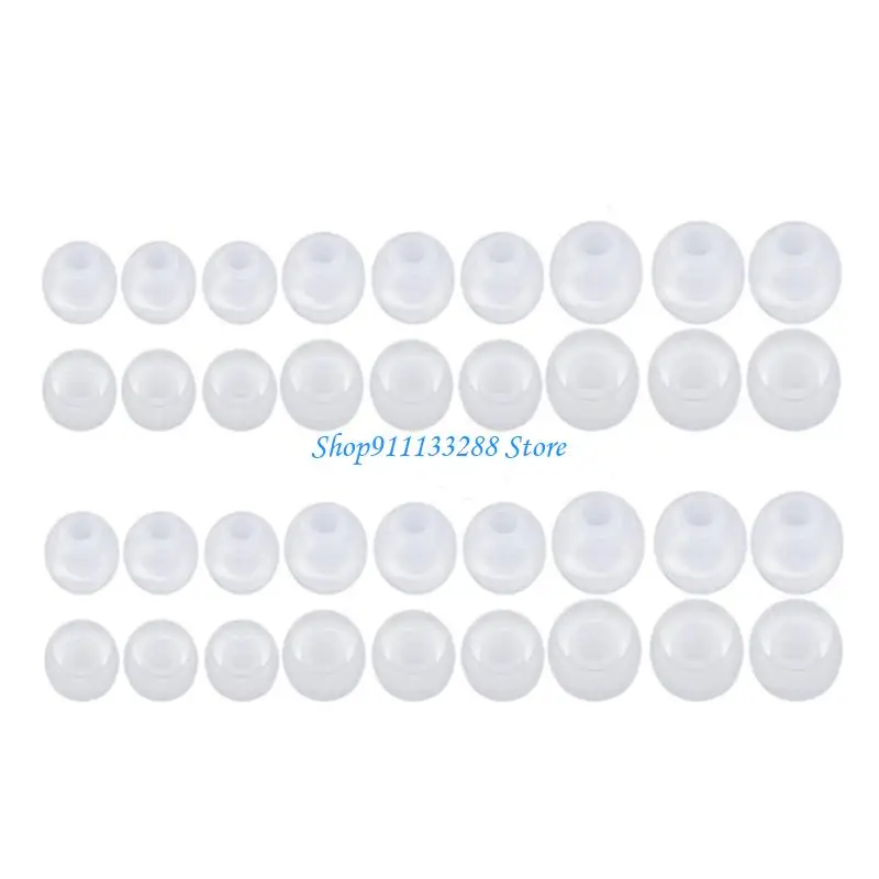 G88D Anpassbare Eartips Ohrspitzen Ersatz Kopfhörer Ohrhörer Tipps Weiche und flexible Tipps Pack von 36 pcs Multiple Farbe