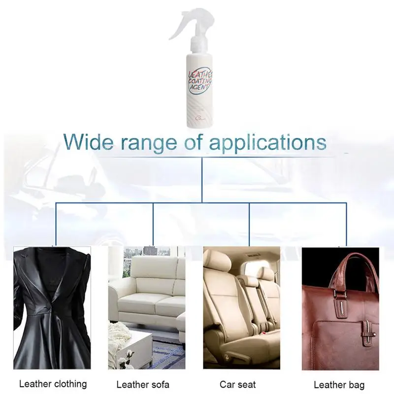 100ml Leather Furniture Care Leather Supplies UV Protection For Car Interior Steering Wheel Seat Leather Cleaner Conditioner