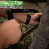 Folding Hand Pruning Saws Hiking Wood Saw Multifunctional Aluminum Alloy with Storage Pouch Camping/Garden/Outdoor Survival Tool 2