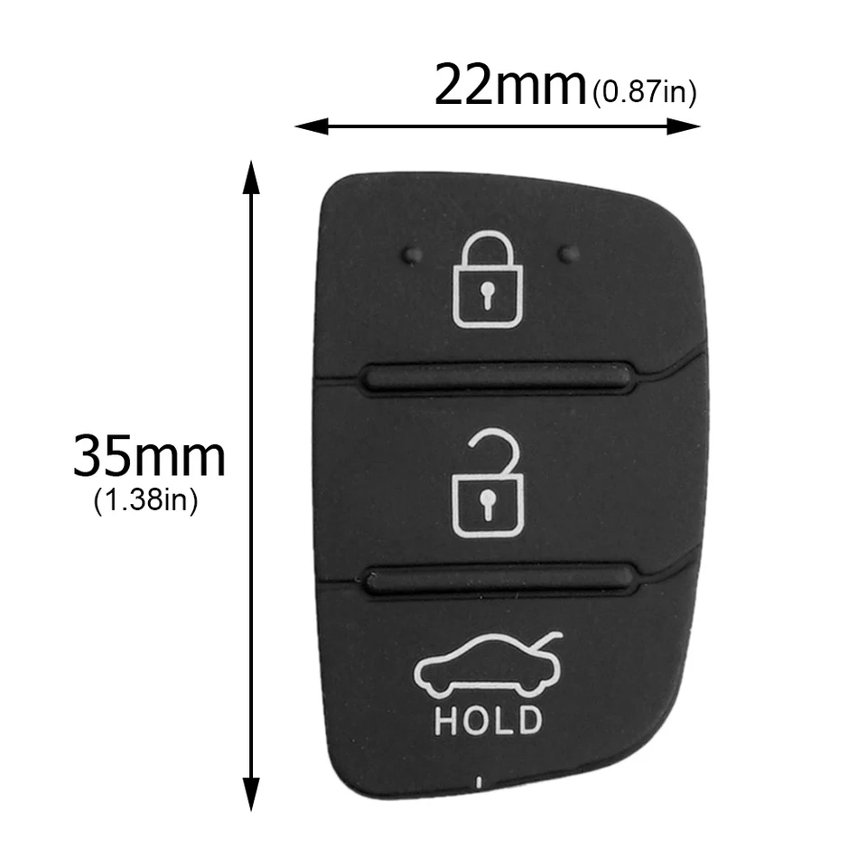 Hyundai Kia Car Key Shell Replacement Case