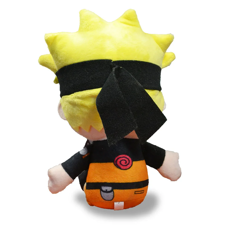 28cm Naruto Plush Toys Naruto Uzumaki Cartoon Cute Anime Figure Model Stuffed Toys Boys Kids Xmas Gifts
