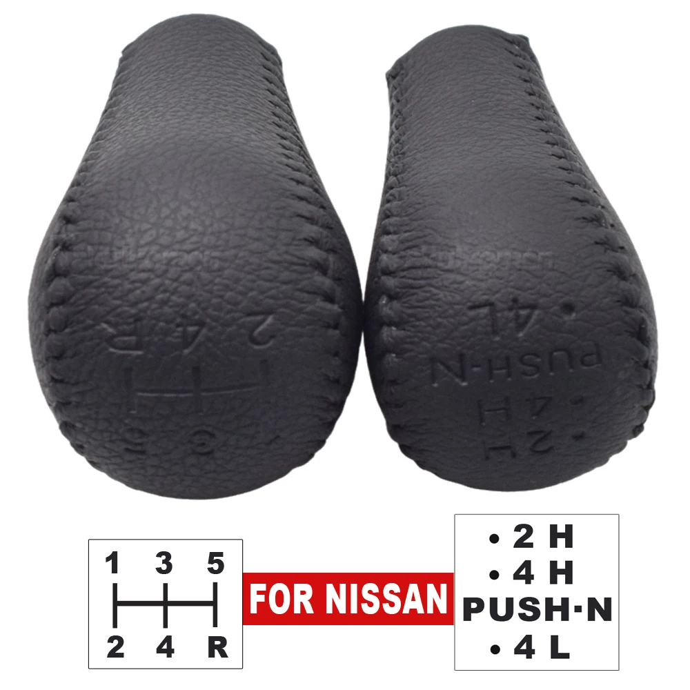 Manueller 5/6-Gang-Schaltknauf in Schwarz für NISSAN Navara D40 Frontier Double Cab 2005-2015/Pathfinder R51 2007-2019. – Detail 12