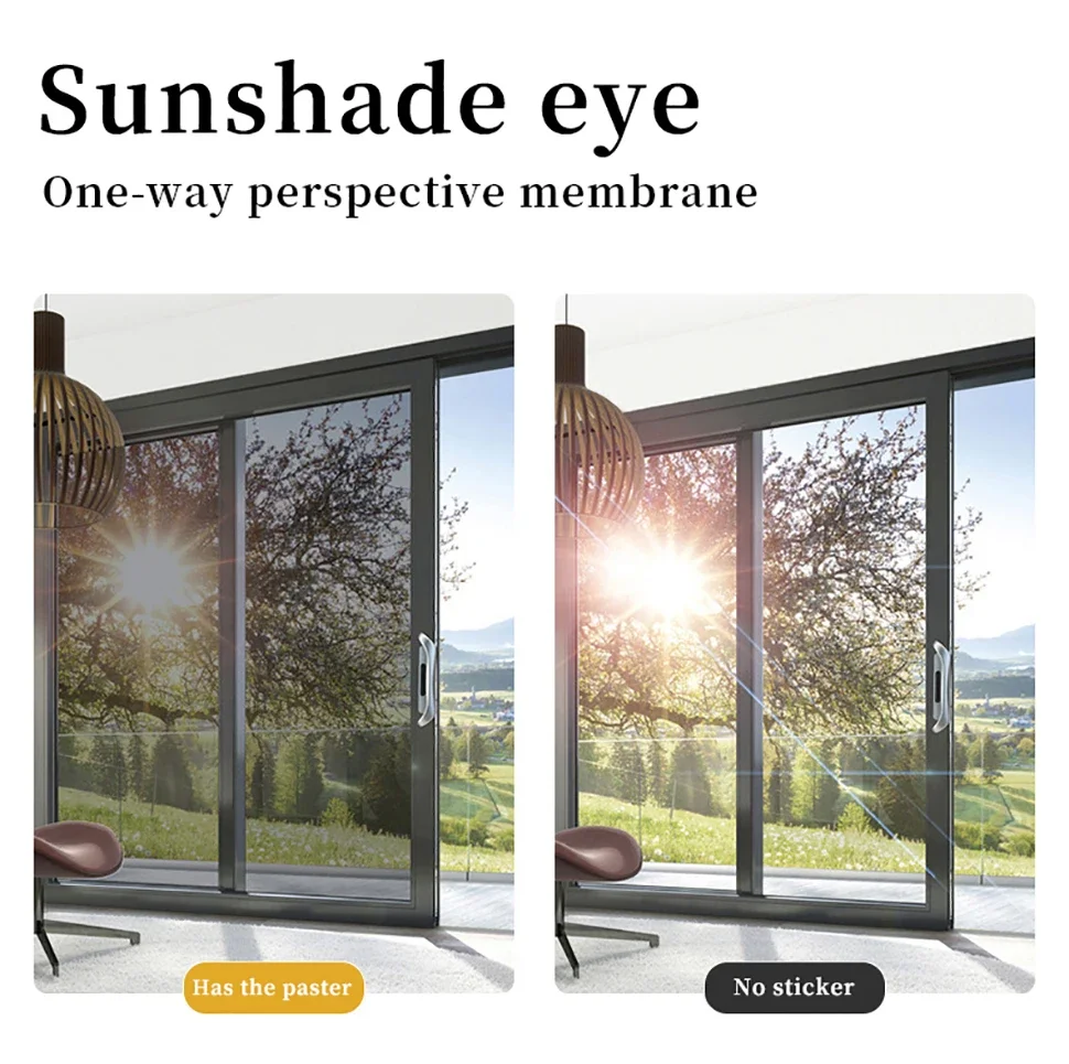 Multi-size one-way mirror window film window privacy film sunscreen glass sticker reflective self-adhesive sticker window film,window privacy film,window tint sticker,adhesive vinyl stickers