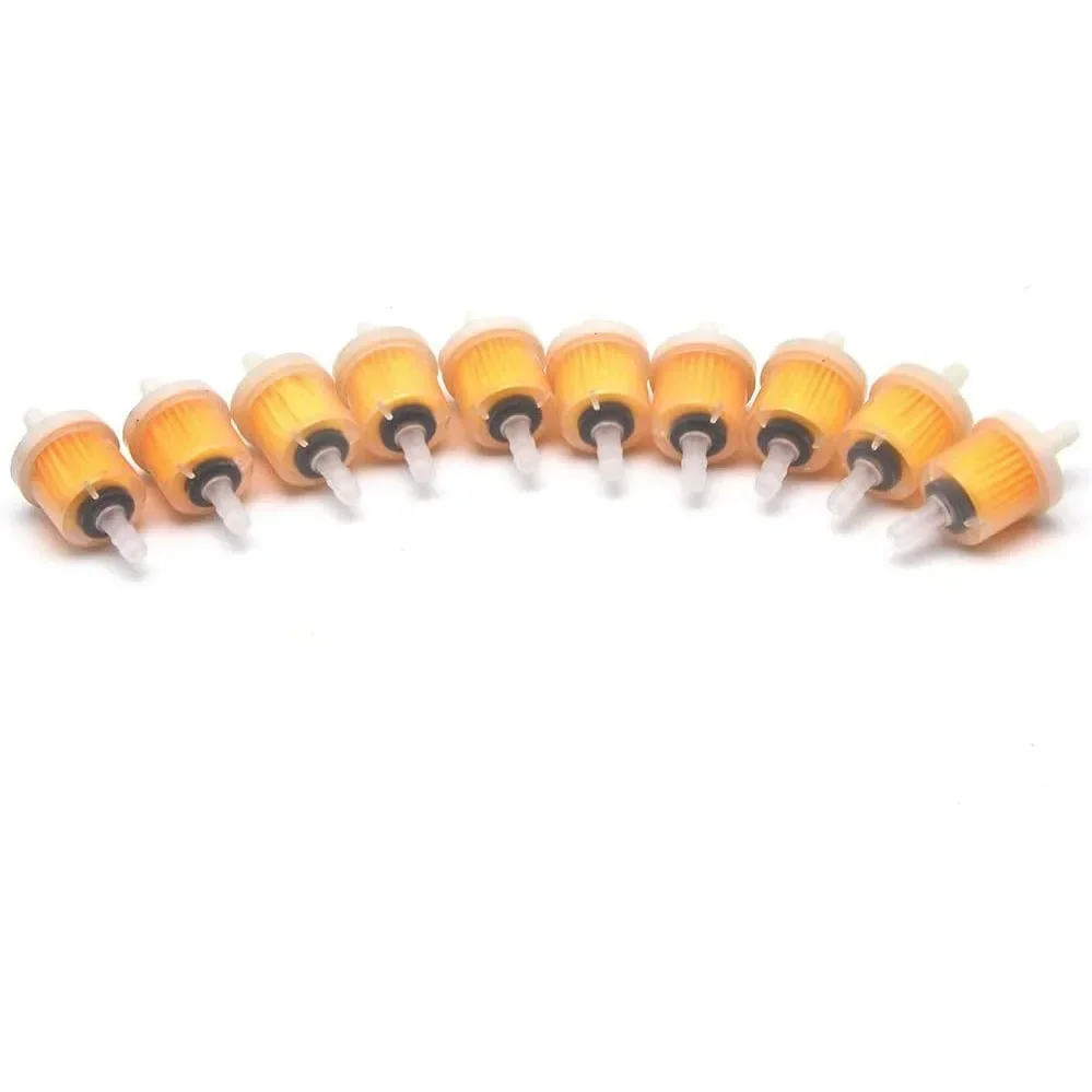 Motorcycle Petrol Gas Fuel Gasoline Oil Filter 10Pcs/set For Scooter Motorcycle Moped Scooter Dirt motorcycle fuel filter fuel filter
