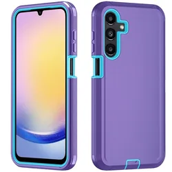 Ultimate Defender Phone Case with Belt Clip - Rugged Protection in Ott - Box Style for Galaxy a27 (Light Purple)