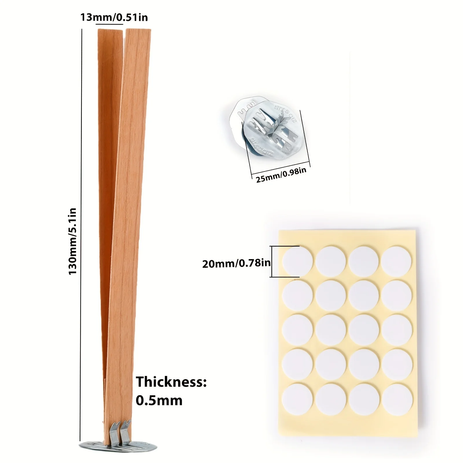 Mèche En Bois Pour Bougie – Flamme Crépitante & Combustion Parfaite | Latitude Nature