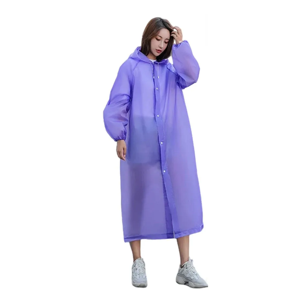 성인 남성용 긴 비옷, 야외 여행, 낚시, 등산, 후드, 비 판초