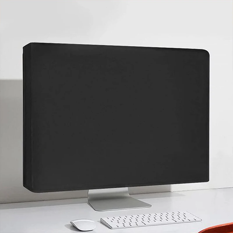 Computer Monitor Cover Computer Dust Cover 21/24/28Inch Desktop Computer Monitor Blue Lcd Screen Waterproof Notebook Computer Pc Displays Protective