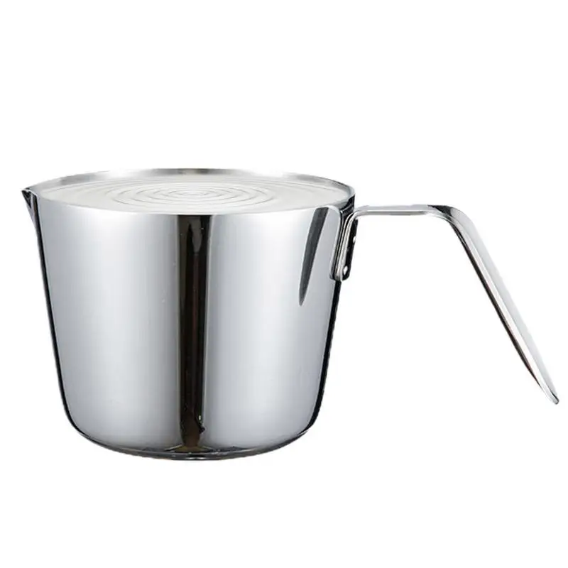 

Milk Pitcher 25oz Stainless Steel Milk Steamer Cup Coffee Bar Espresso Machine Accessories Cappuccino Barista Tools Steam