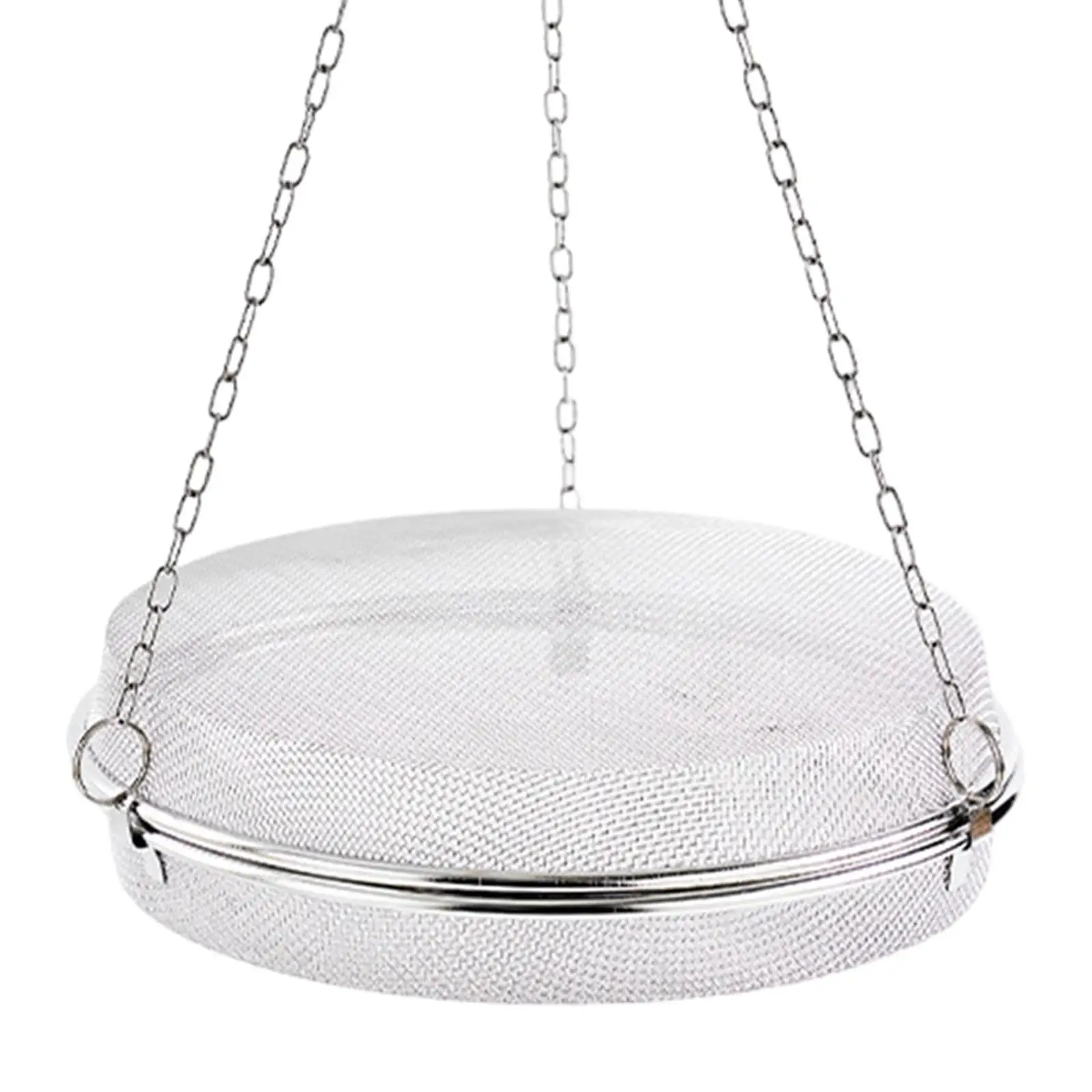Stainless Steel Hanging Drying Rack with Hook Double Layer Filtering Mesh Net for Plants Hanging Mesh Dryer for Clothes Food 4