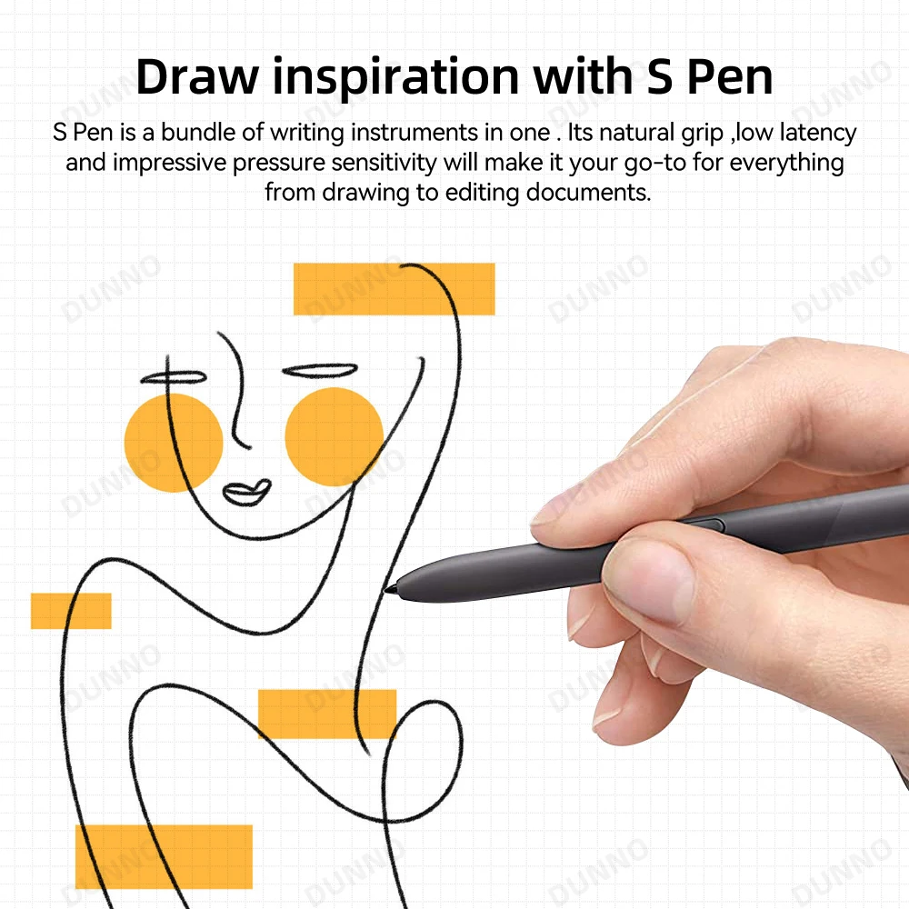 Caneta Stylus s para Tablet Tab s6 Lite s6 s7 fe s7 s8 s9 Plus s8 s9 Ultra Touch Drawing - Imagem 5