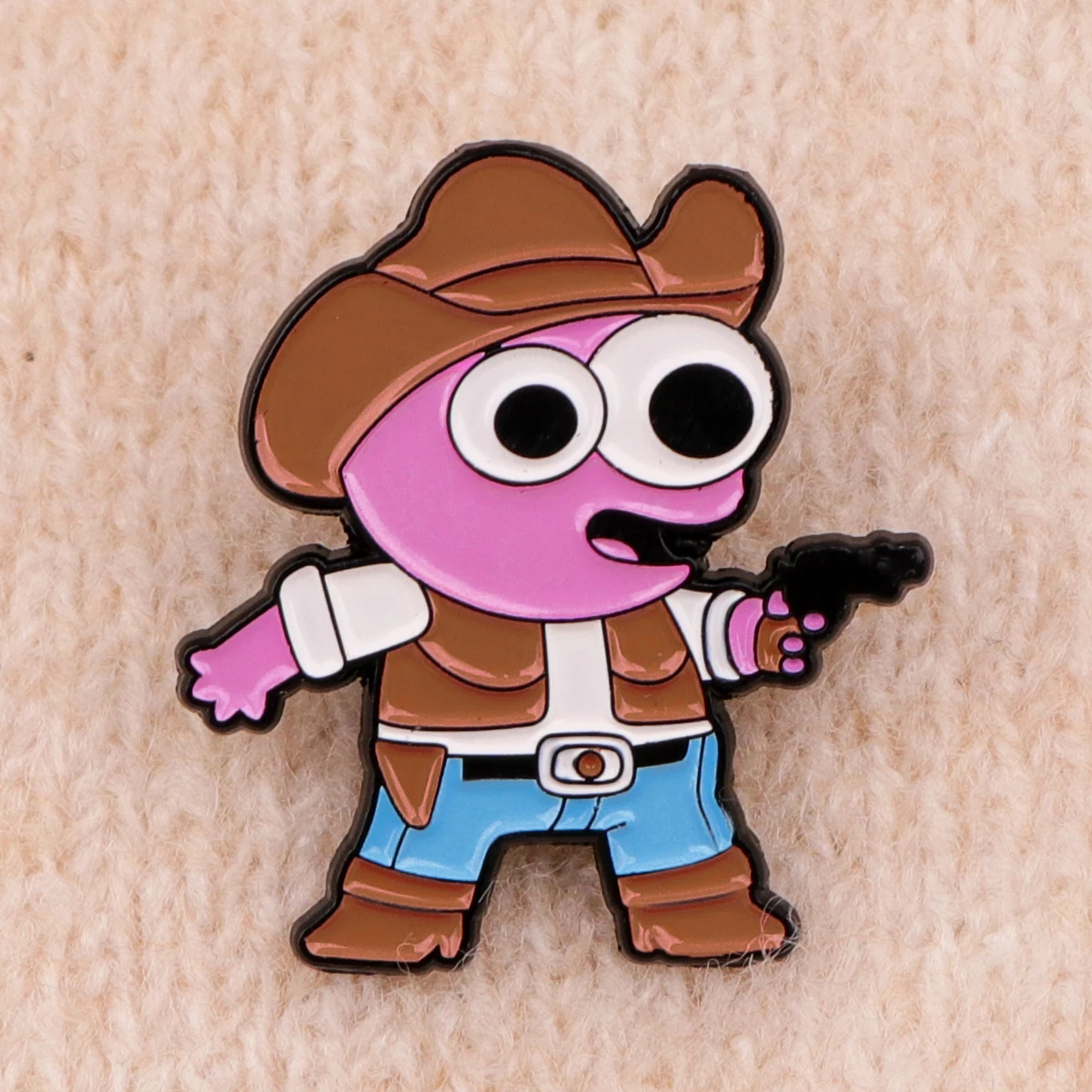 Smiling Friend Enamel Pins Comic Animated Badge Brooch Backpacks Lapel Decoration Jewelry Gift For Friend
