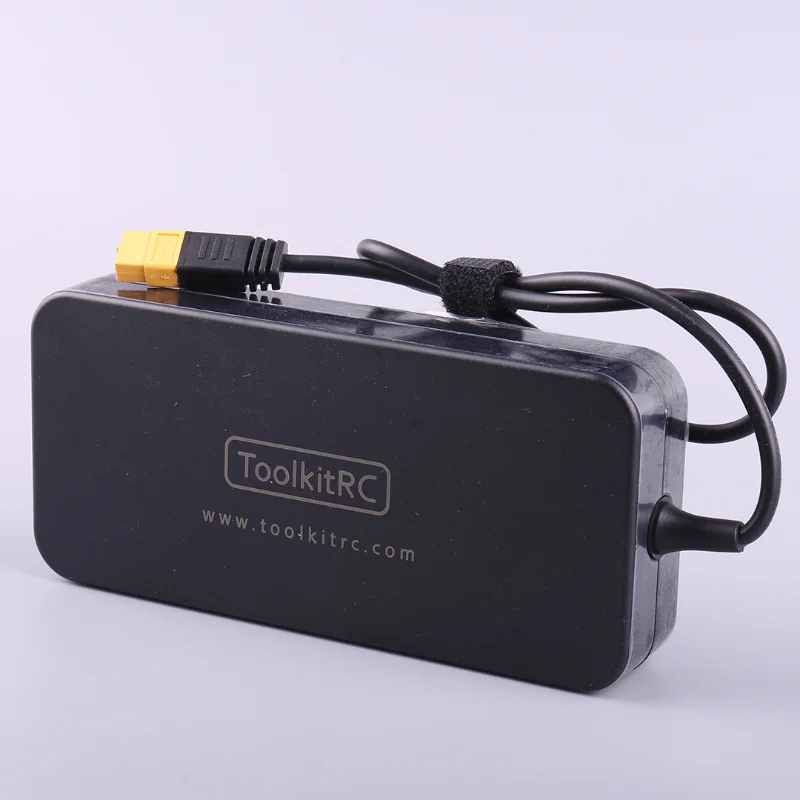 ToolkitRC ADP200 Power Supply Unit Adapter XT60 Output Rc FPV Car Lipo LiHV NiMh Battery Balance Charger For M6D M8P M8D thumbnail 3