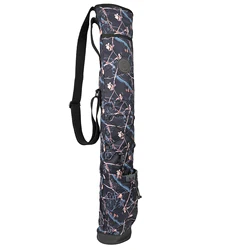 Tourbon Outdoor Sunday Bag Golf Sticks Club Bags Balls Carrier Pouch Pencil Style Nylon Cover 83CM