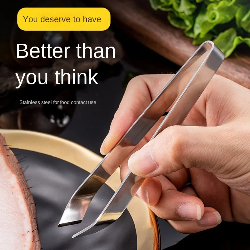 Fish Bone Tweezers Stainless steel Pig Hair Remover Kitchen Chicken Hair Remover Duck Pig