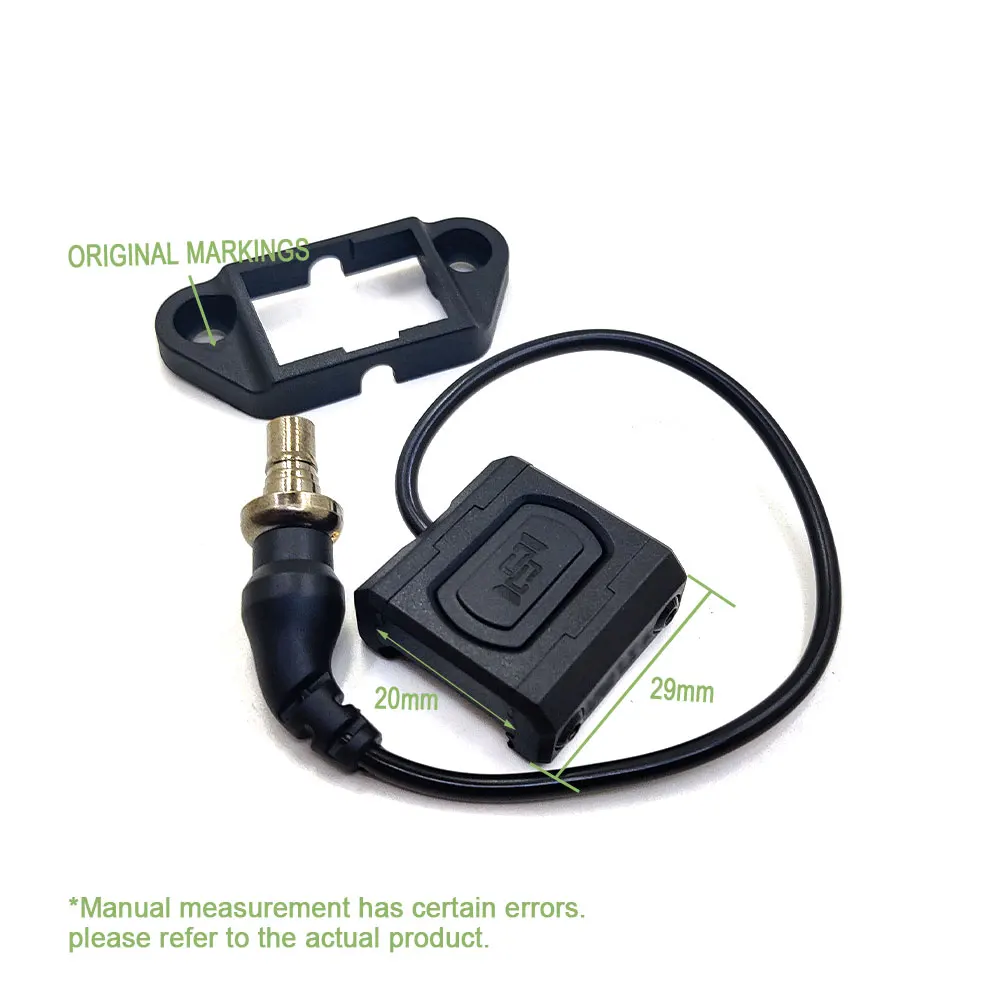 Tactical Flashlight Mini Switch Keymod for M300B M600 DBAL PEQ Scout Light Hot Button Weapon Flashlight Mount