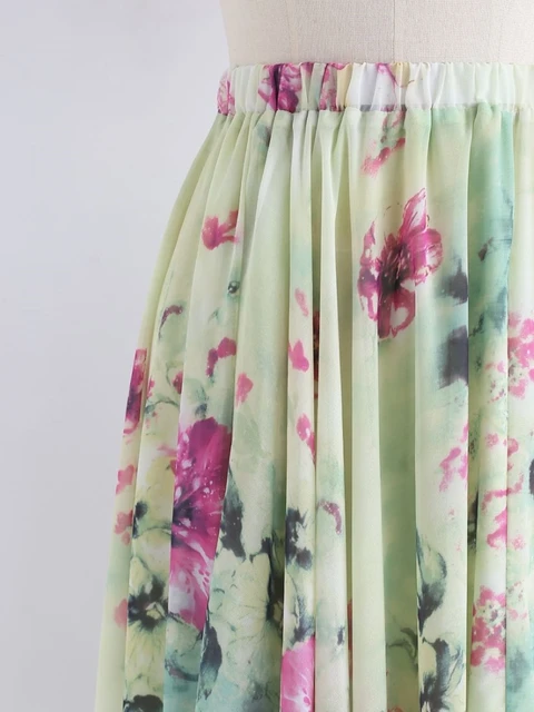 Chicwish, Skirts, Chiffon Maxi Skirt