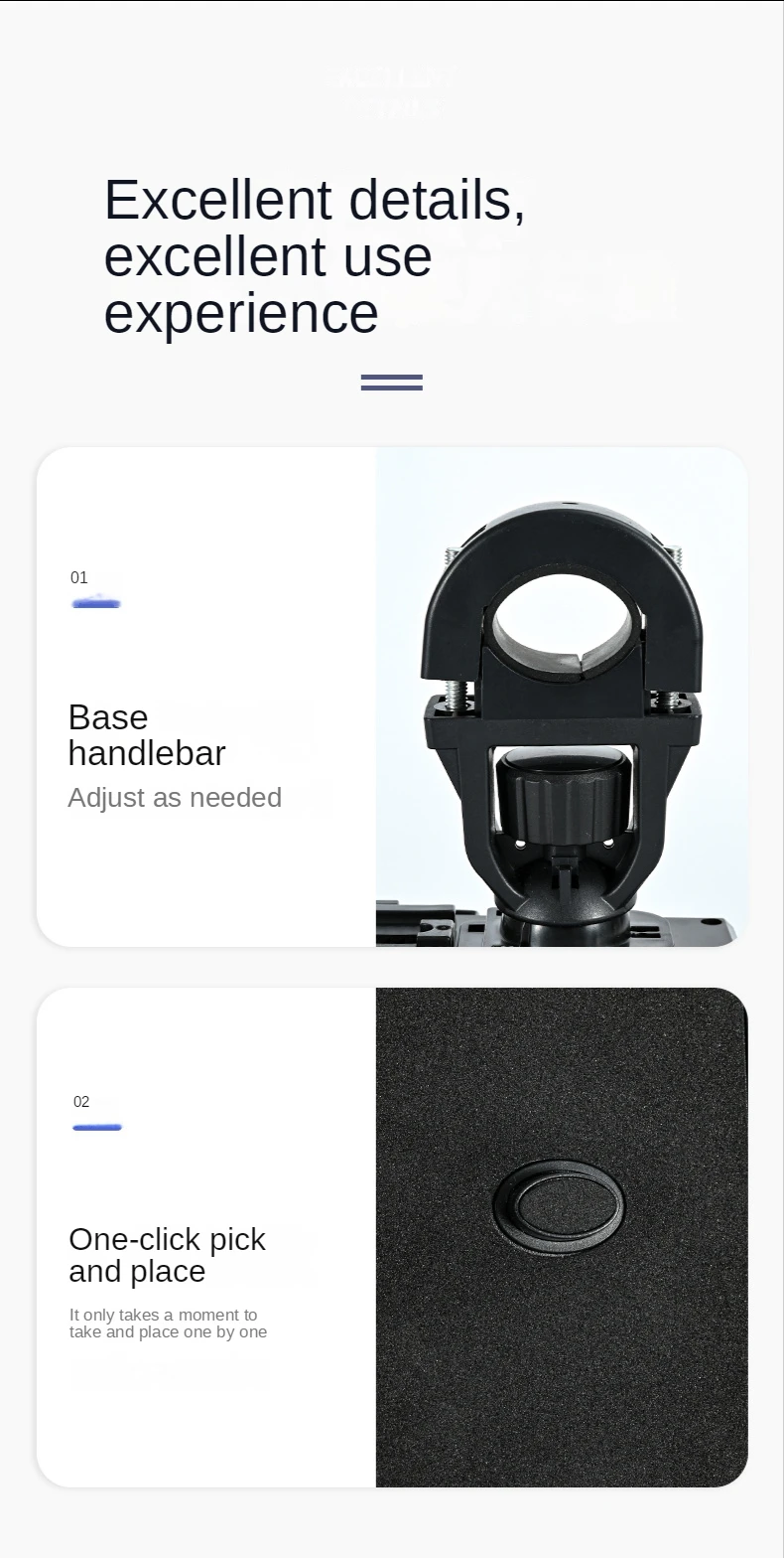 support téléphone vélo scooter fauteuil roulant