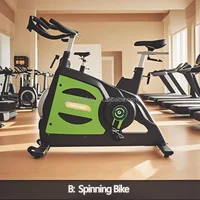 Matériau en acier pour vélo de spinning, exercice de cyclisme en salle, avec écran LCD et système de freinage magnétique, équipement de Fitness, utilisation en salle de sport 4