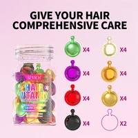 Mélange de capsules de vitamines pour cheveux, huile de kératine, restauration rapide, doux, lisse, brillant, soins capillaires, nourrit, réparation des cheveux endommagés, traitement de séparation 6