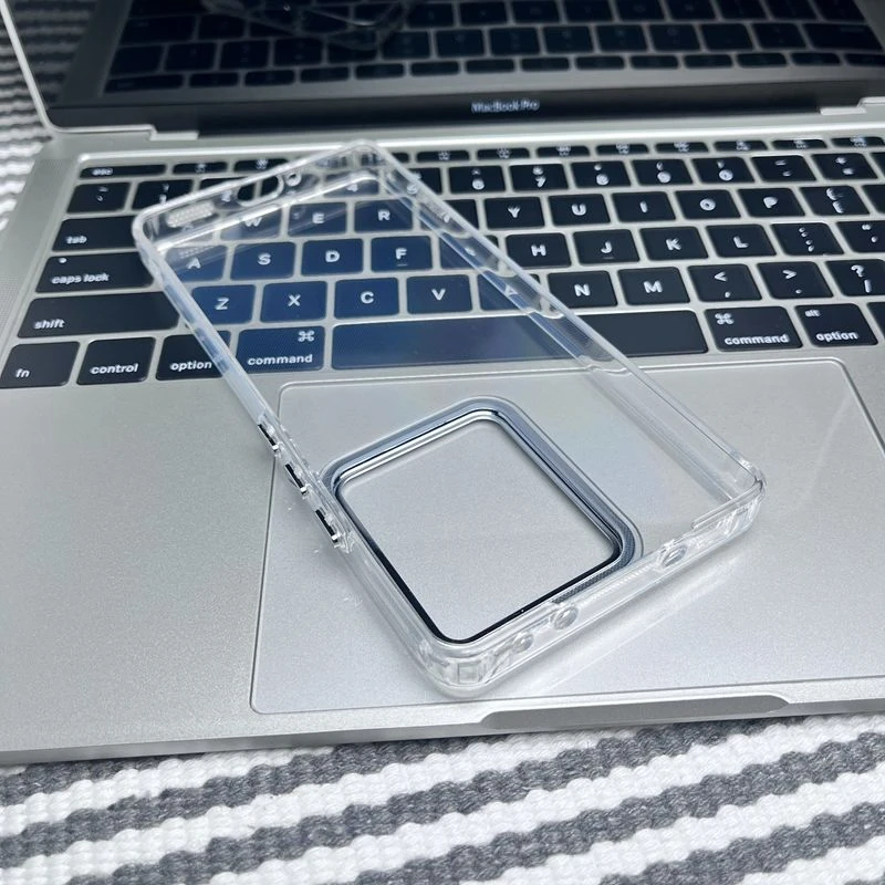 Magnetic Transparent Shockproof Protective Case with MagSafe and Bumper Design