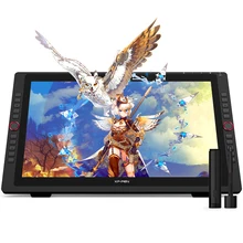 XP-Pen Artist 22R Pro gráficos tablet monitor de desenho tablet tela digital com teclas de atalho de inclinação e suporte ajustável