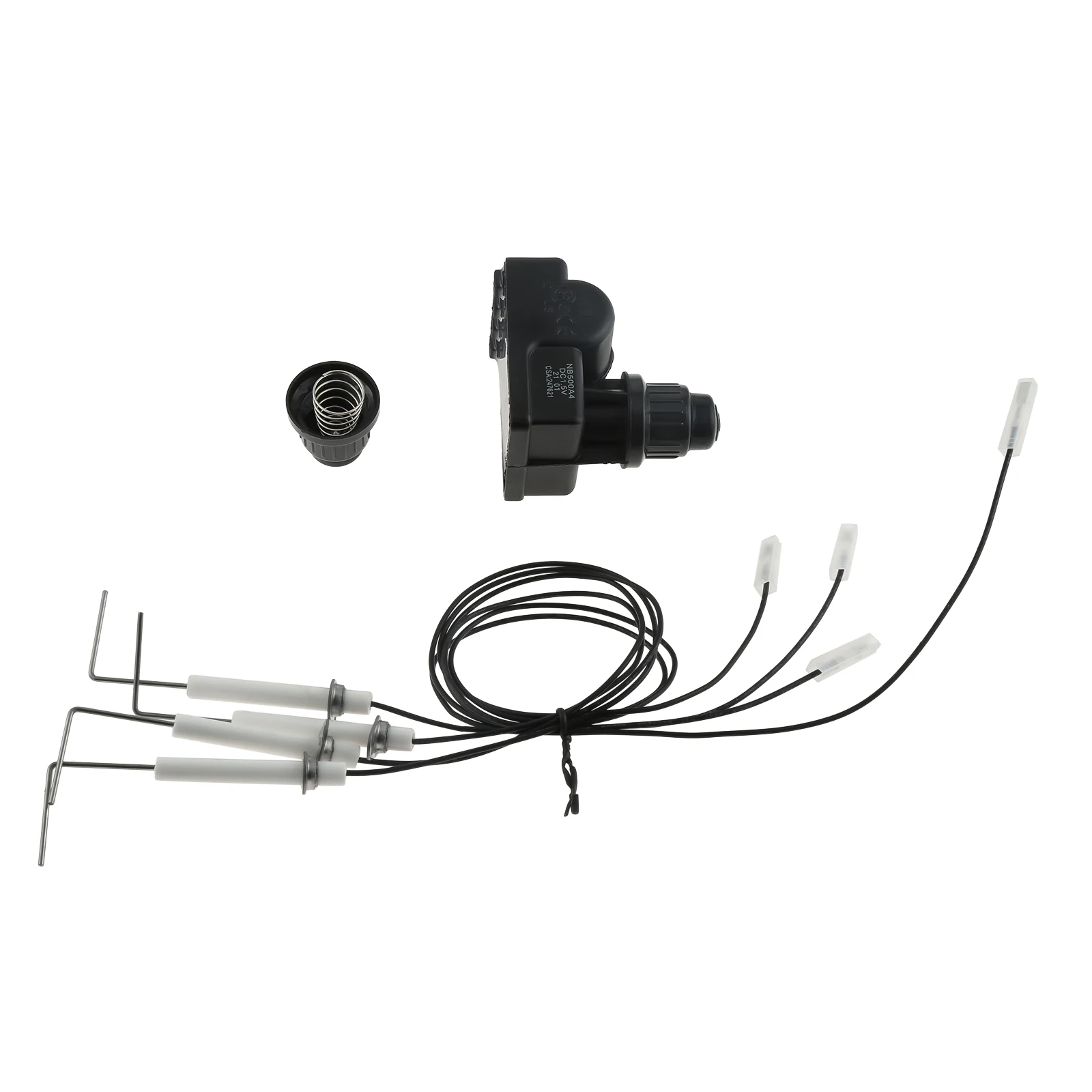Gas Grill Spark Generator AA Battery Push Button BBQ Igniter + 4PCS Electrode Igniter Wire For Blackstone 28inch Propane Griddle grill ignition system