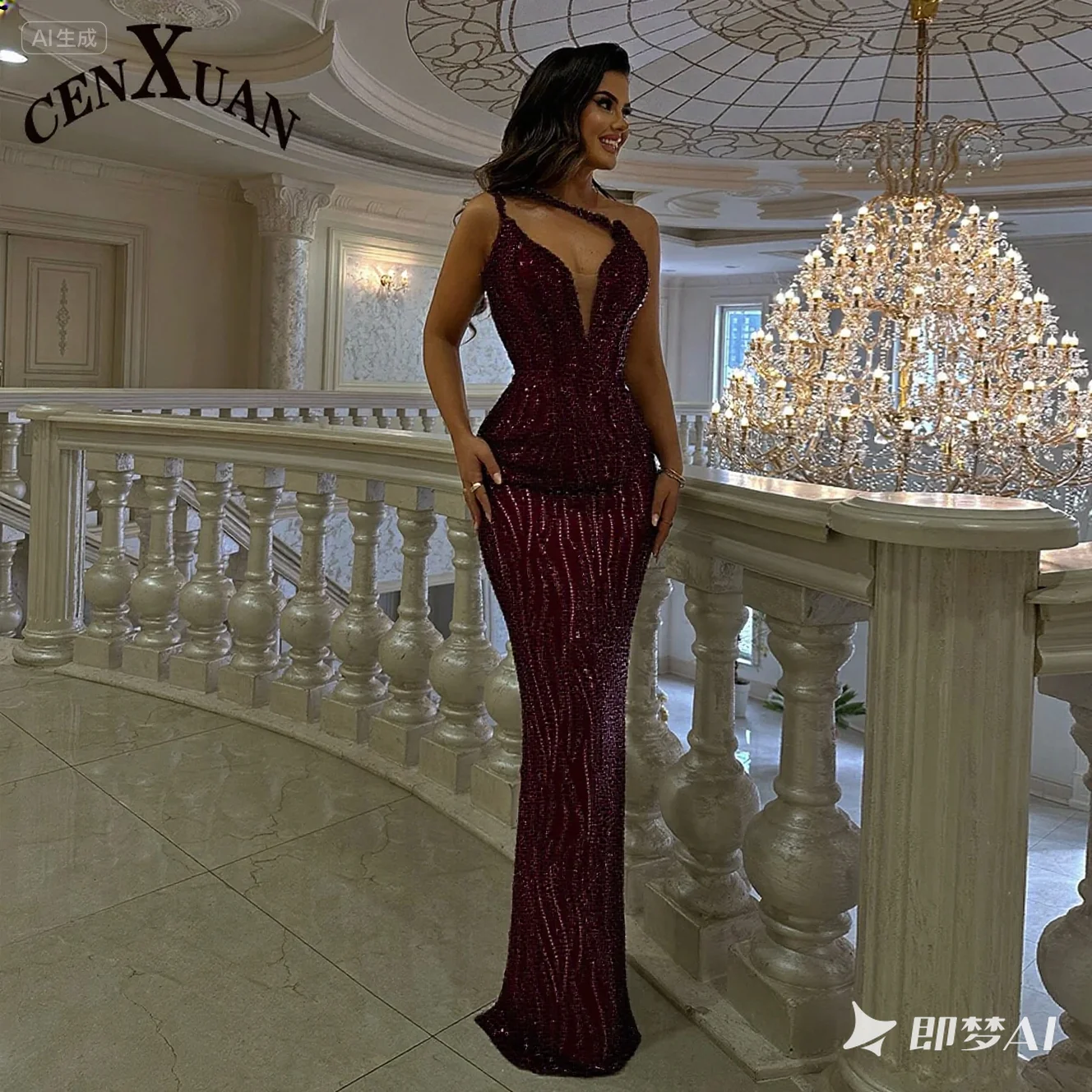 Graduation Dress for Woman Mermaid One Shoulder Prom Saudi Arabia Customized