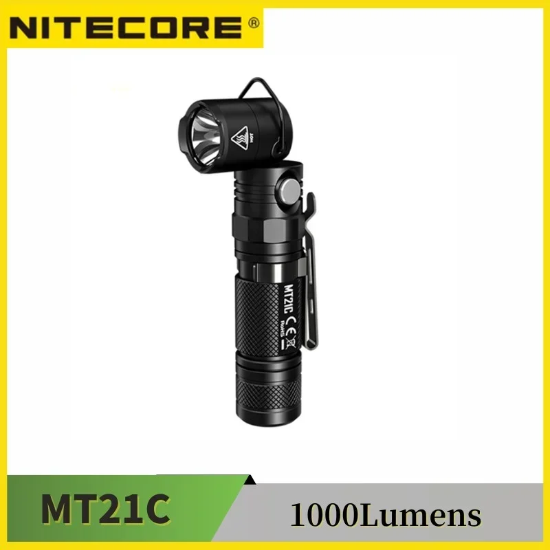 NiteCore lampe de poche MT21C Cree XP-L HD V6 led avec tête inclinable-Noir NiteCore lampe de poche MT21C Cree XP-L HD V6 led avec tête inclinable-Noir