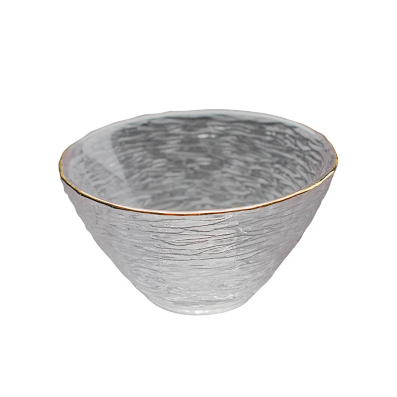 Japanese Glass Hammer Pattern Tea Cup Tea Bowl Master Cup Thickened Gold Hammer Pattern Kung Fu Set