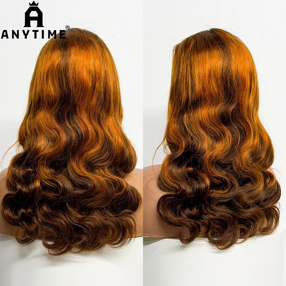 20inch Body Wave 4x4 Lace Closure Wigs 280% Density Human Hair Wigs Body Wave Transparent Soft Hair Wig For Black Women