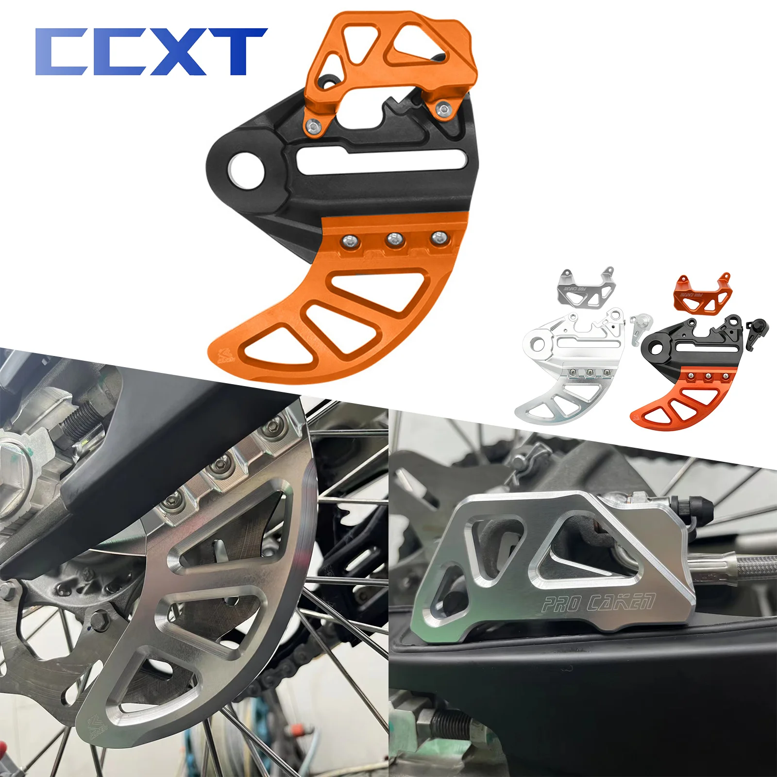 Kettenschutz Für KTM SX SXF - Universeller Kettenführerschutz Schwarz