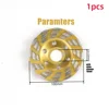 4-inch concrete turbo diamond grinding stone cup wheel 12 segs heavy duty angle grinder