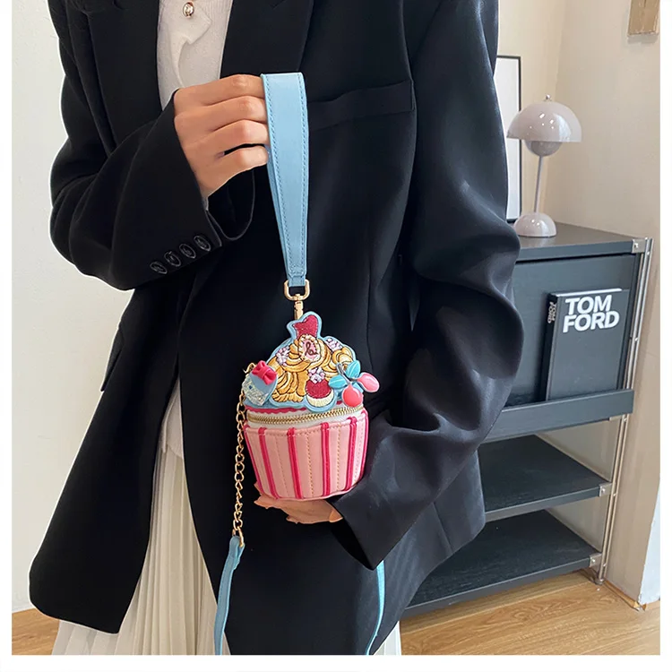結婚祝い 女性のためのアイスクリームショルダーバッグ,トレンディな その他