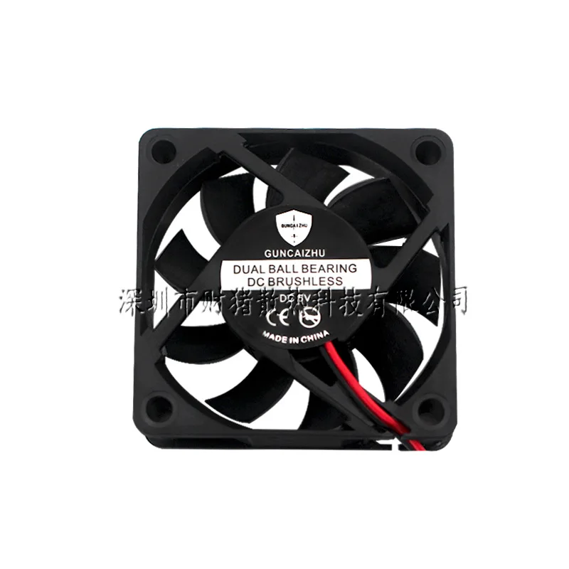 NEW 6015 60x60x15mm Graphics Card cooling fan Ball Bearing DC 5V 12V 24V 0.22A  cooling fan with 2pin
