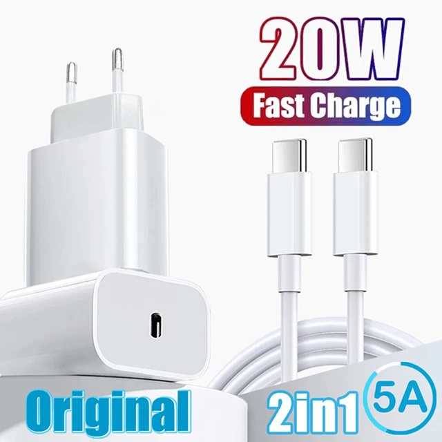 Câble de charge rapide USB Type C PD 20W, chargeur de téléphone pour iPhone 15, Xiaomi Redmi Note, Samsung S23 Ultra 1