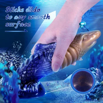 Silicone Penis Alien Dildo Artificial Monster Shark Dildo Suction Cup Adult Sex Toy Realistic Dilldo Masturbators Sexy Anal Plug 3