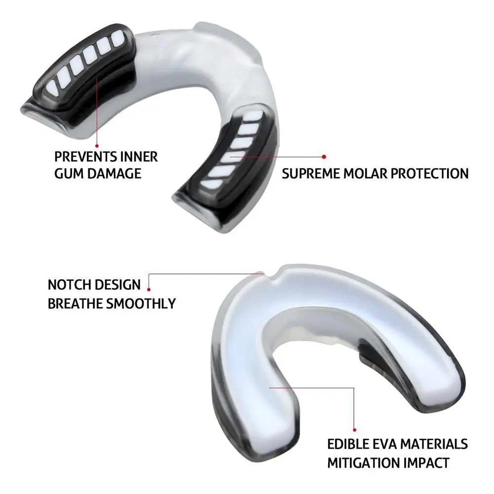 Professional EVA Boxing Mouthguard Basketball Taekwondo Fighting Sanda Teeth Protectors Mouth Guard Supplies