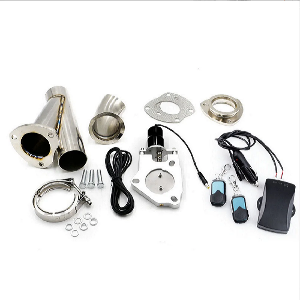 with Remote control and Manual Operation 2"/2.25"/2.5"/3" Electric Stainless Exhaust Cutout Cut Out Dump Valve/switch